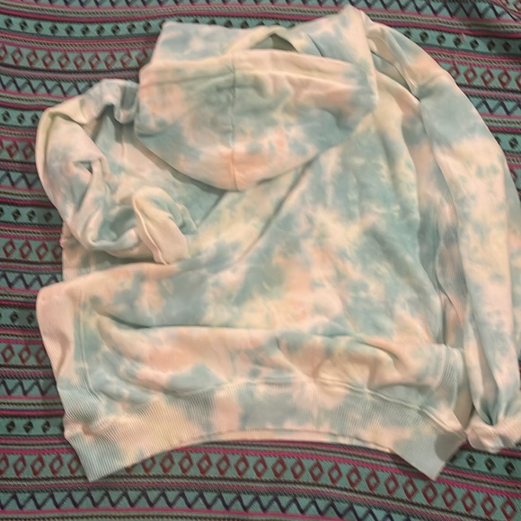 💕NWOT Tye Dye Hoodie by Aerie Super Cute beachy vibes 🏖️ - Picture 5 of 11
